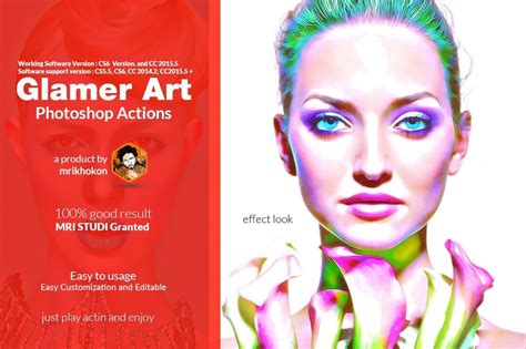 Glamour Photoshop Actions Graphic By Mristudio Creative Fabrica