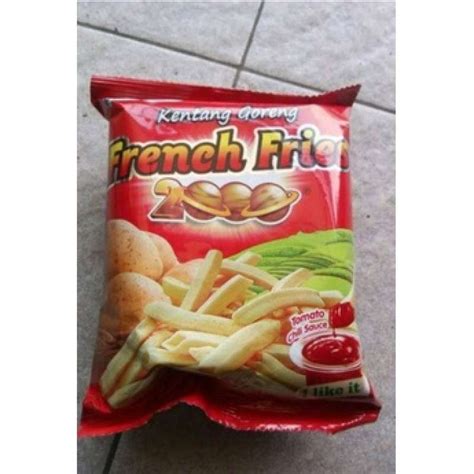 Jual Snack Jadul Makanan Ringan French Fries 2000 Snack Kentang Saos