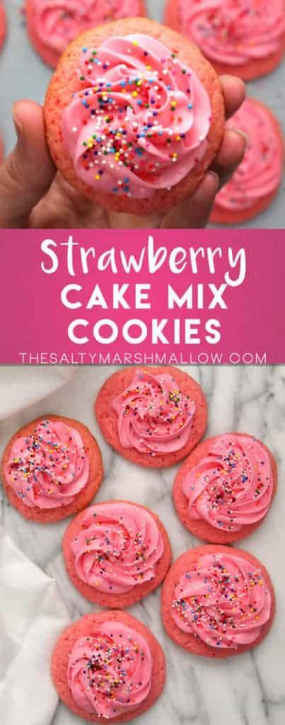 how to make cookies out of pillsbury cake mix