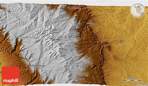 Physical 3D Map of Buffalo