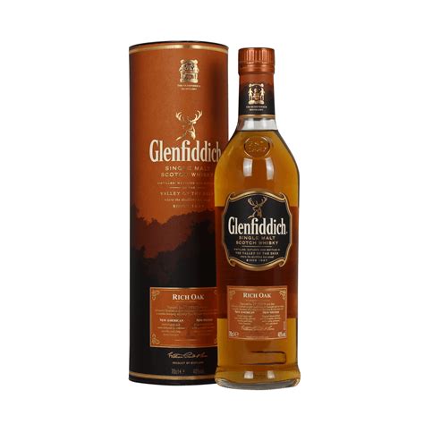 Glenfiddich Year Old Rich Oak Whisky From The Wine Cellar Uk