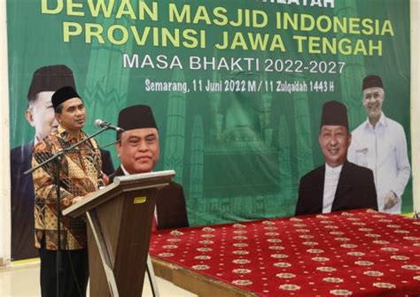 Wagub Taj Yasin Minta Dmi Jateng Tuntaskan Status Legalitas Tanah Dan