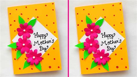 Easy And Beautiful Diy Mothers Day Greeting Card Mothers Day