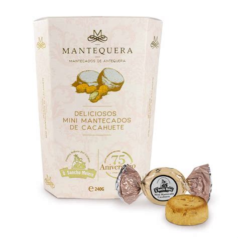 MINI MANTECADO CACAHUETE 240g MANTEQUERA GRUPO SANCHO MELERO