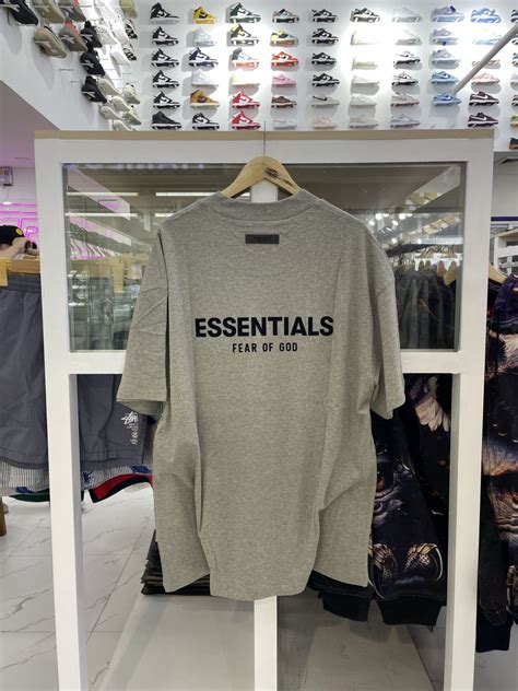 Fear Of God Essentials Ss22 Core Dark Oatmeal Tee Aftermarket