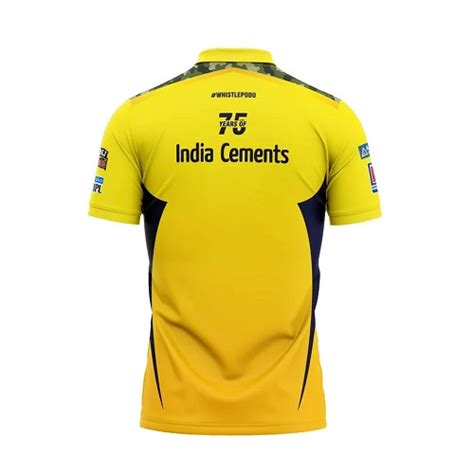 Chennai Super Kings Ipl 2023 Mens Match Jersey Cricket Shark