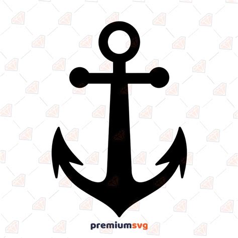 Anchor Svg Silhouette Vector Instant Download Premiumsvg