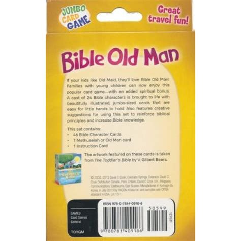 Bible Old Man Jumbo Card Game