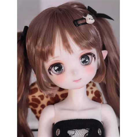 1 4 Bjd Doll Sd Resin Joint Eye Face Makeup Girl Cartoon Handmade T