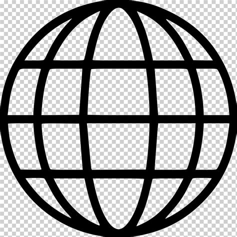 Tierra Mundo Globo Ordenador Iconos Tierra Globo Simetr A Monocromo