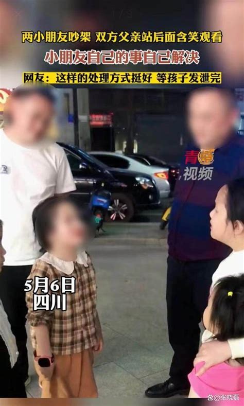 家长旁观两个小孩吵架 自己的事情自己解决不插手中华网