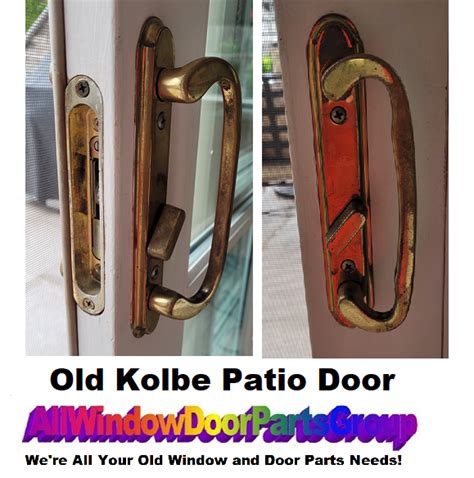 Kolbe Patio Door Replacement Handle Set Polished Brass All Window Door Parts Group