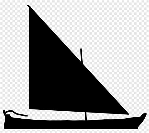 Voile Triangle Dhow Caravel Voile Angle Blanc Png PNGEgg