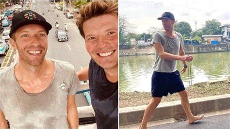 Viral Vokalis Coldplay Chris Martin Jalan Jalan Tak Pakai Alas Kaki Di