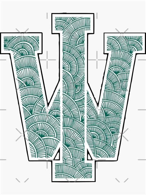 "Illinois Wesleyan University Doodle Logo" Sticker by sflissler | Redbubble