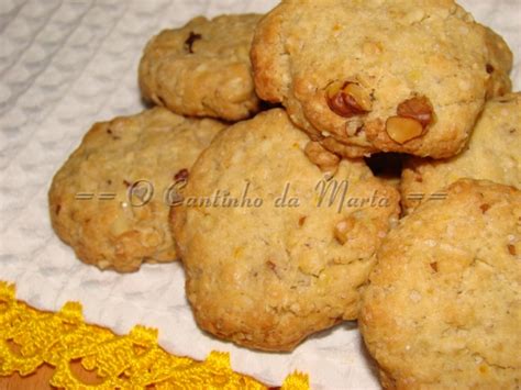 O Cantinho Da Marta Biscoitos De Laranja E Aveia Nozes