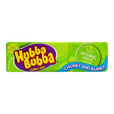 Hubba Bubba Atomic Apple Bubble Gum Uk Candy Funhouse Us