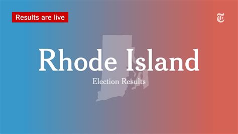 Rhode Island Governor Primary Election Results 2022 - The New York Times