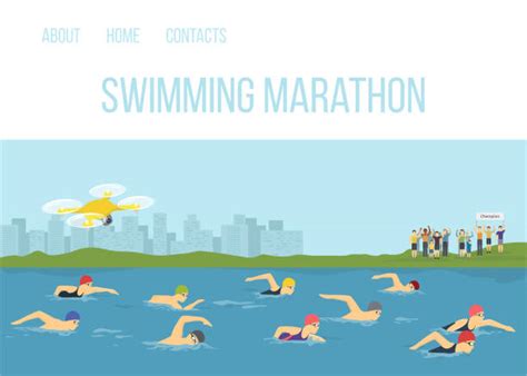 Relay Race Swim Illustrations Royalty Free Vector Graphics And Clip Art