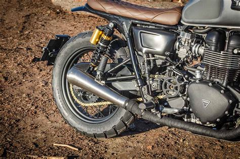 Triumph Brat Style Motorcycle Lord Drake Kustoms