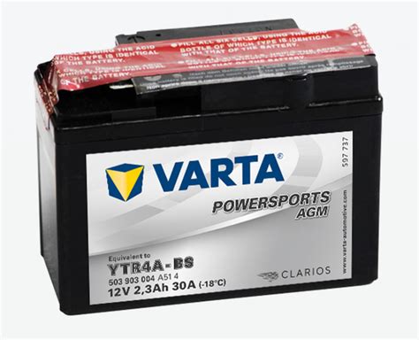 Varta Motorradbatterien 503903004 VAR503903004