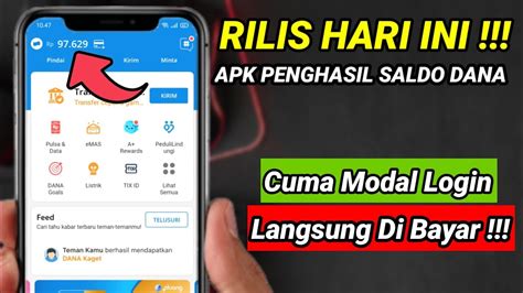 Sukses Dpt Lagi Saldo DANA Dari Apk Game Apk PENGHASIL UANG