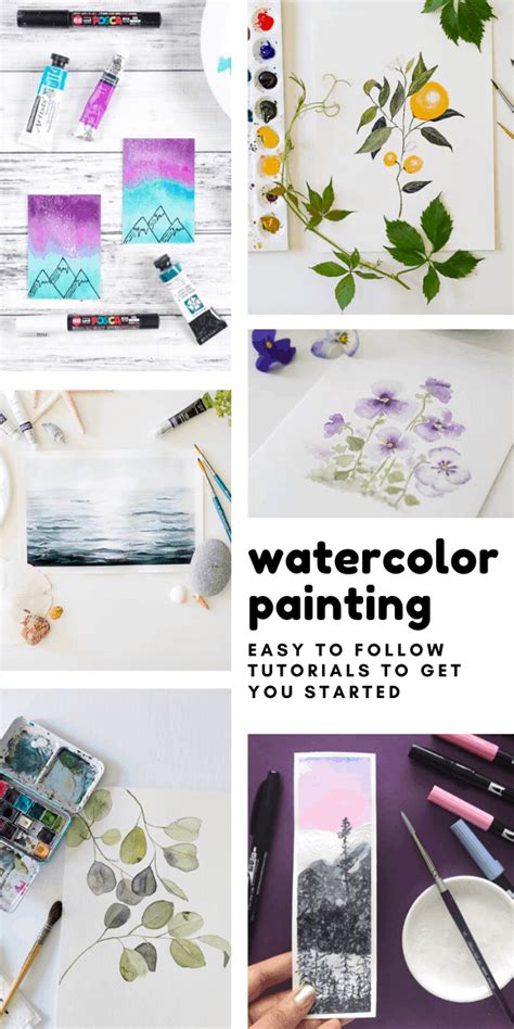 Easy to Follow Watercolor Painting Tutorials to Inspire You to Try Something New