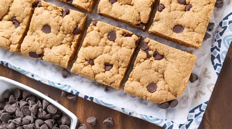 Chocolate Chip Almond Butter Bars Recipe Gluten Free Goddess Recipes