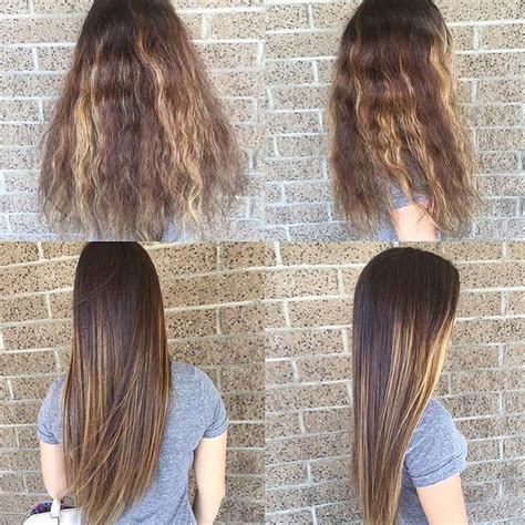 Luxurious Brazilian Blowout Hairstyles Before And After Pics You