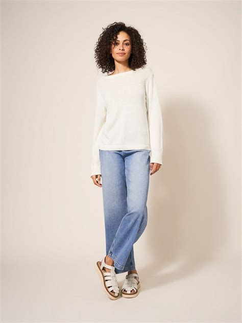 Hannah Jumper In Natural White White Stuff