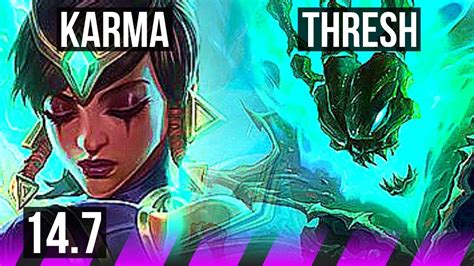 Karma And Lux Vs Thresh And Samira Sup 71 Winrate 2 2 12 Br Master