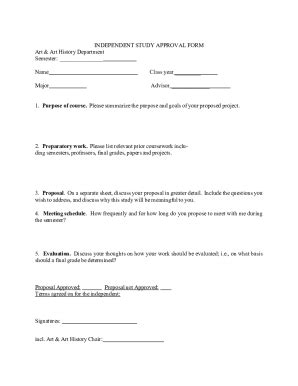 Fillable Online Independent Study Enrollment Authorization Form Fax