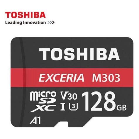 Toshiba Exceria M303 128GB Flashgeheugen MicroSDXC UHS I Bol