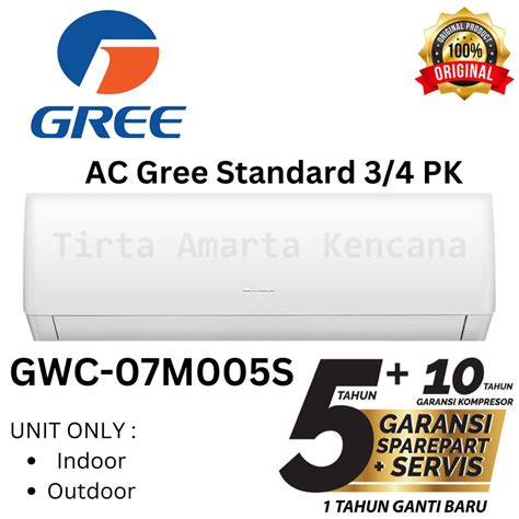 Jual Ac Gree Pk Standard Gwc M A Unit Only Shopee Indonesia