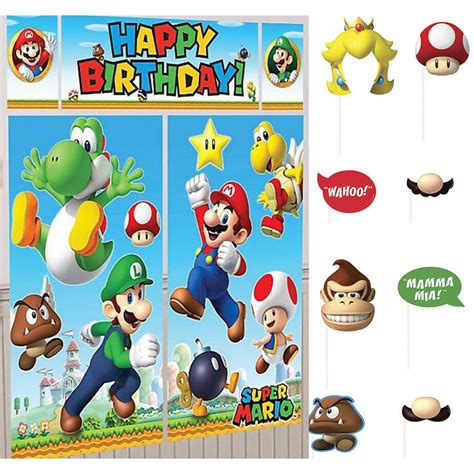 Super Mario Brothers Party Favors Packtable Decorating - Etsy