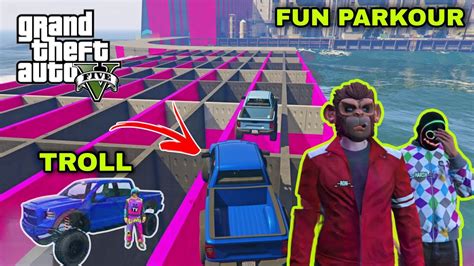 GTA V AMAZING PICKUP TRUCK PARKOUR SUPER FUN YouTube