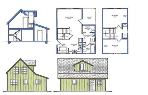 Carriage House Plans Small Floor Plan Home Plans Blueprints