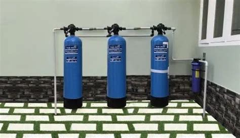 Semi Automatic Blue Alkaline Water Softener Plant For Commercial 300