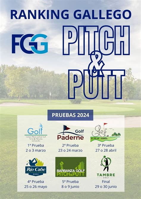 Ranking Gallego de Pitch Putt 2024 Federación Gallega de Golf