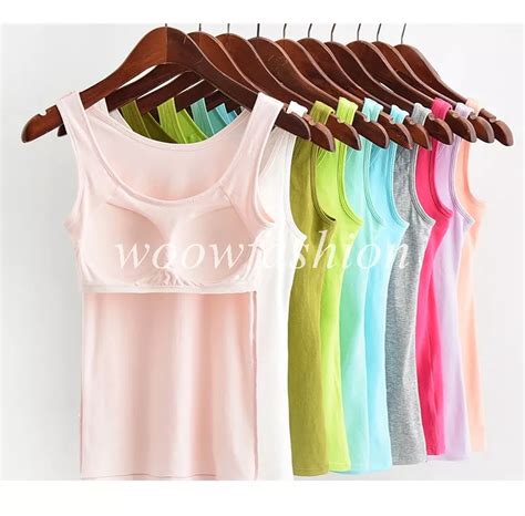 Tank Tops With Built In Bra For Large Breasts Sale Online