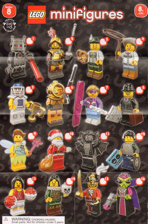 The Minifigure Collector: Lego Minifigure Series 1 -19, Ninjago Movie ...