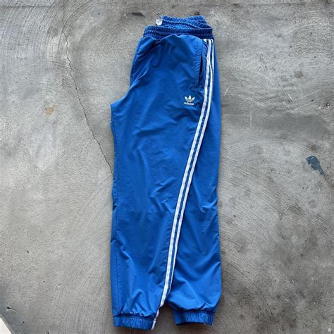 Adidas Mens Blue Joggers Tracksuits Depop