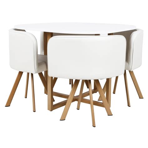 Comedor Sven Sillas Mesa Cuadrada X X Cm Blanco Sodimac