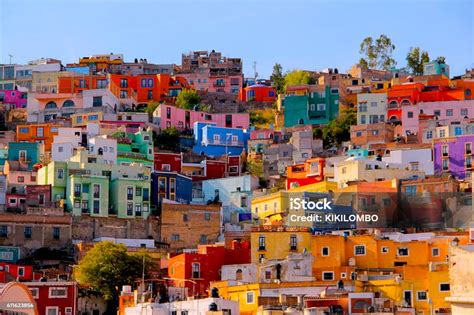 Houses Of Guanajuato Stock Photo - Download Image Now - Guanajuato ...