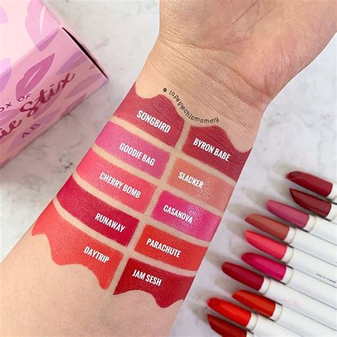 New Colourpopcosmetics Lippie Stix Shade Swipe To See Their Names And