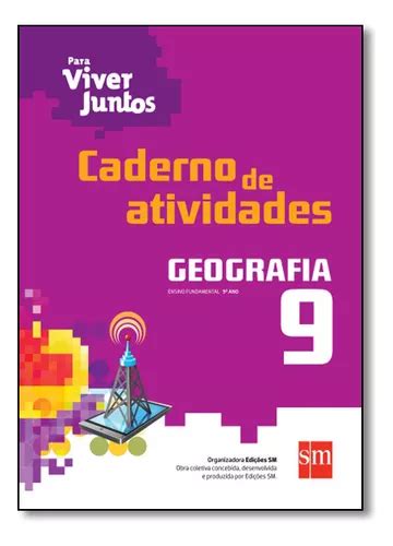 Livro Para Viver Juntos Geografia Caderno De Atividades Mercadolivre