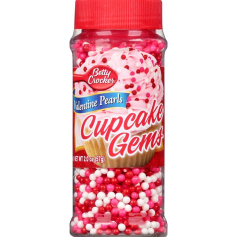 Betty Crocker Cupcake Gems Valentine Pearls 2 Oz Instacart