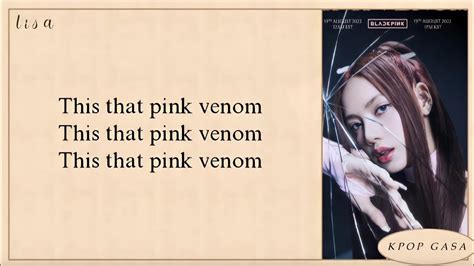 BLACKPINK Pink Venom Easy Lyrics YouTube