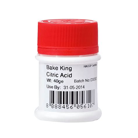 Bake King Citric Acid 40g 100g 200g 500g Bake King