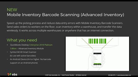 Quickbooks New Feature Highlight Mobile Barcode Scanning Youtube